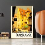 cartel vintage dordogne