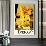 cartel vintage dordogne