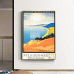 cartel vintage dune du pyla
