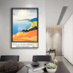 cartel vintage dune du pyla