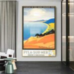 cartel vintage dune du pyla