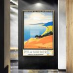cartel vintage dune du pyla