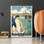 cartel vintage dunkerque
