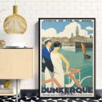 cartel vintage dunkerque
