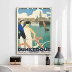 cartel vintage dunkerque