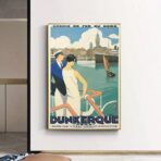 cartel vintage dunkerque