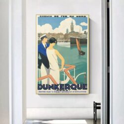 cartel vintage dunkerque