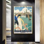 cartel vintage dunkerque