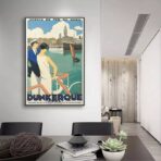 cartel vintage dunkerque