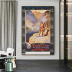 cartel vintage escocia