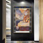 cartel vintage escocia