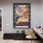 cartel vintage escocia