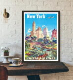cartel vintage estados unidos