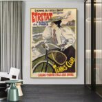 cartel vintage etretat