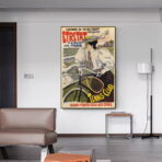 cartel vintage etretat