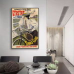 cartel vintage etretat