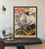 cartel vintage etretat
