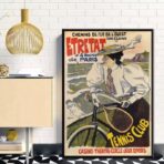 cartel vintage etretat