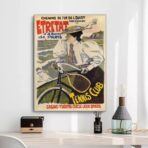 cartel vintage etretat
