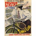 cartel vintage etretat