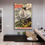 cartel vintage etretat
