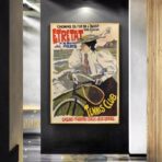 cartel vintage etretat