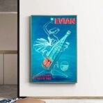 cartel vintage evian
