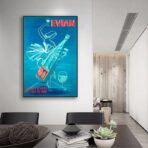 cartel vintage evian