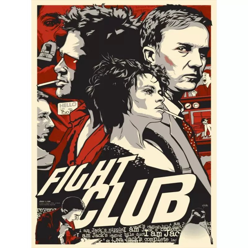 cartel vintage del club de lucha cartel vintage del club de lucha