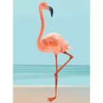 cartel vintage flamingo
