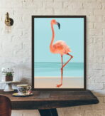 cartel vintage flamingo