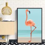 cartel vintage flamingo