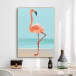 cartel vintage flamingo