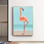 cartel vintage flamingo