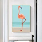 cartel vintage flamingo