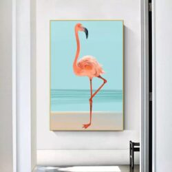 cartel vintage flamingo