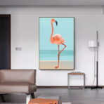 cartel vintage flamingo