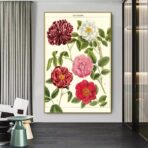 cartel de flores vintage 2