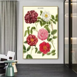 cartel de flores vintage 2
