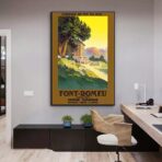 cartel vintage fuente remeu