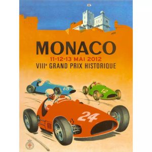 cartel vintage de formula 1