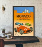 cartel vintage de formula 1