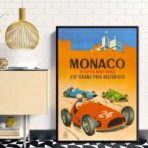 cartel vintage de formula 1