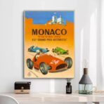 cartel vintage de formula 1