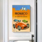 cartel vintage de formula 1