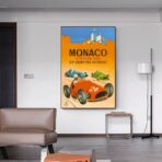 cartel vintage de formula 1