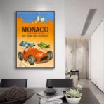 cartel vintage de formula 1