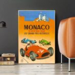 cartel vintage de formula 1