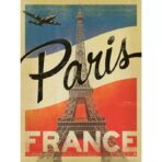 cartel vintage francia