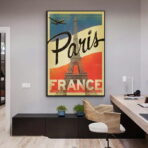 cartel vintage francia